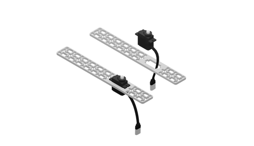 4 - add servo to long rails