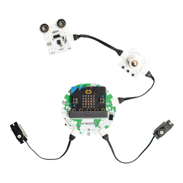 Breakout Board with motors and components (transparent)_Small